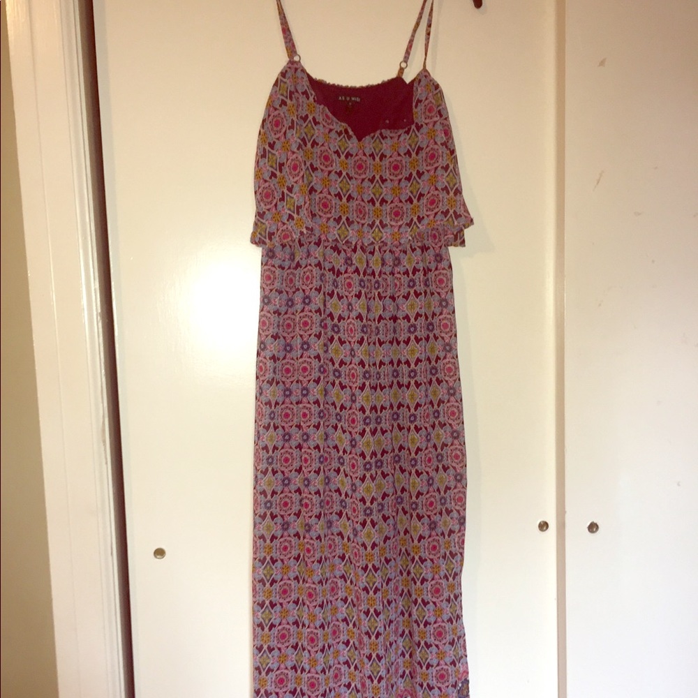 Patterned maxi dress